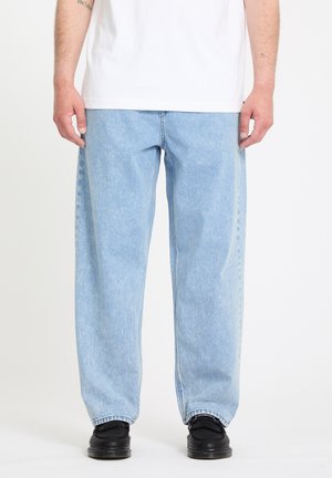 FREAZY ELASTICATED WAIST - Jean large - pale aqua