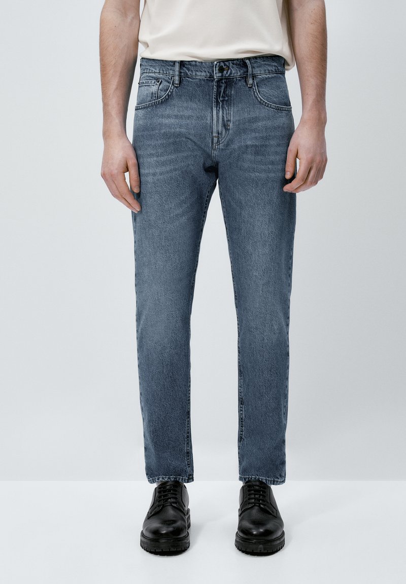 Massimo Dutti Jeans Tapered Fit blue Zalando.de