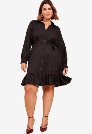 UTILITY REGULAR FIT - Shirt dress - black