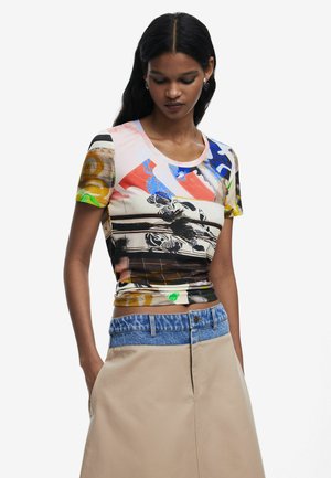 Desigual COLLAGE PRINT  - Print T-shirt - multi-coloured