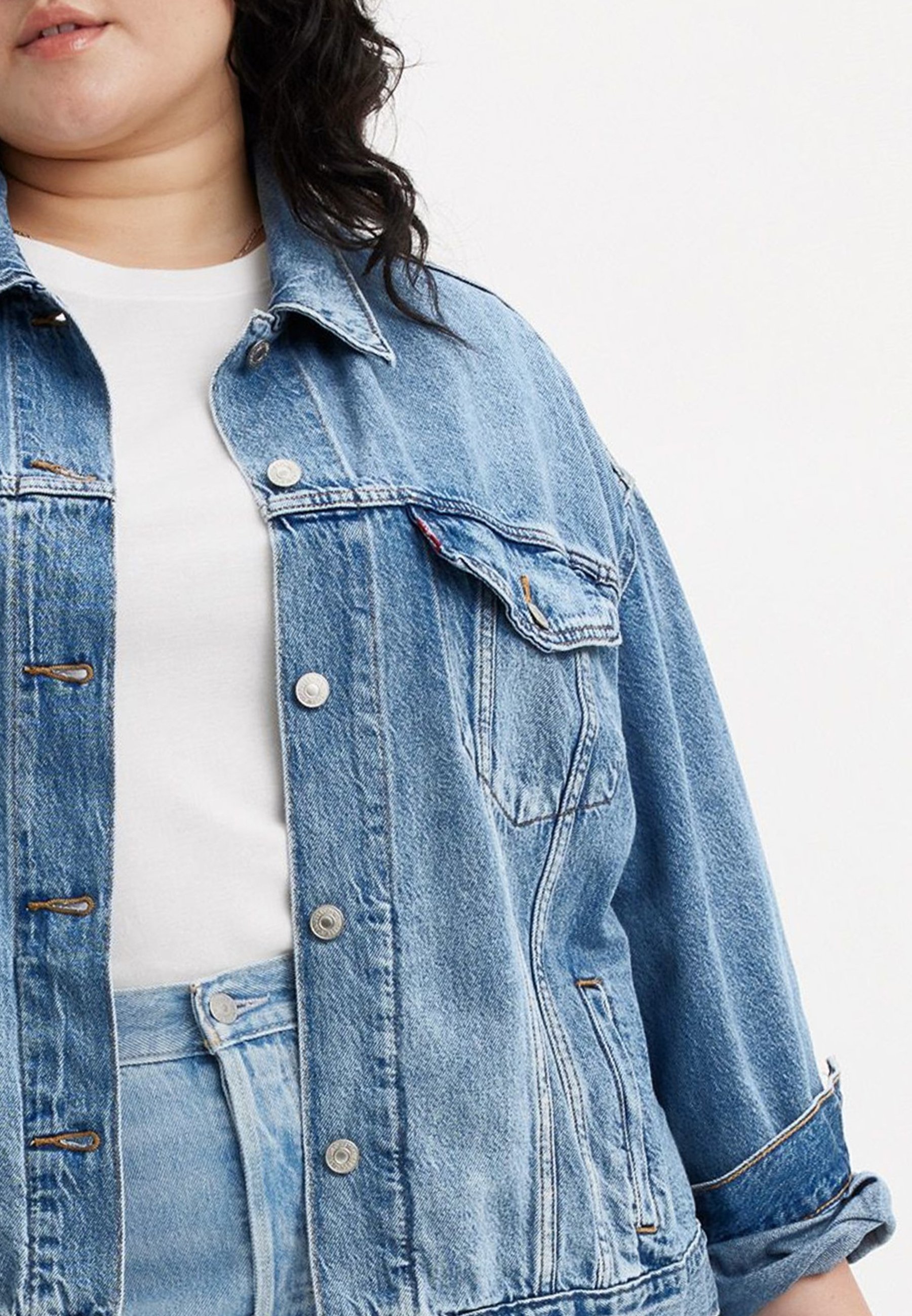 LEVI’S / 90's USA BIG SIZE denim jacket 90s Crafted Trucker Jacket - Medium Wash | Levi's® US