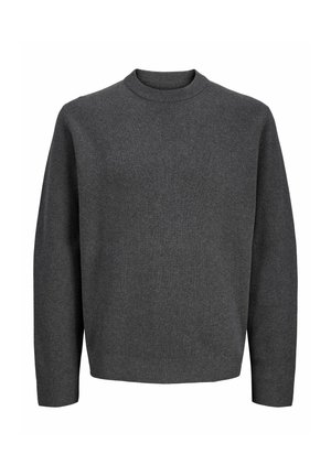 JPRBLAMILANO STITCH CREW NECK  - Džemper - dark grey melange