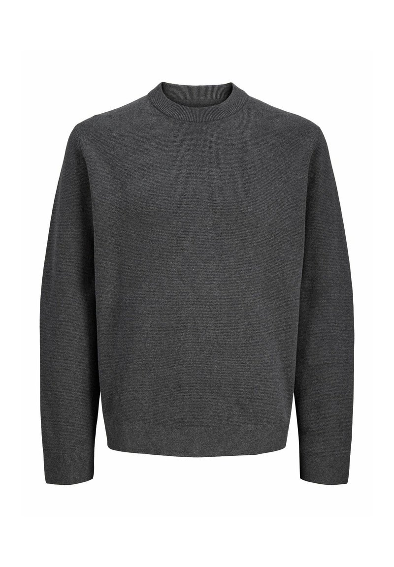 Jack & Jones PREMIUM JPRBLAMILANO STITCH CREW NECK  - Džemperis - dark grey melange
