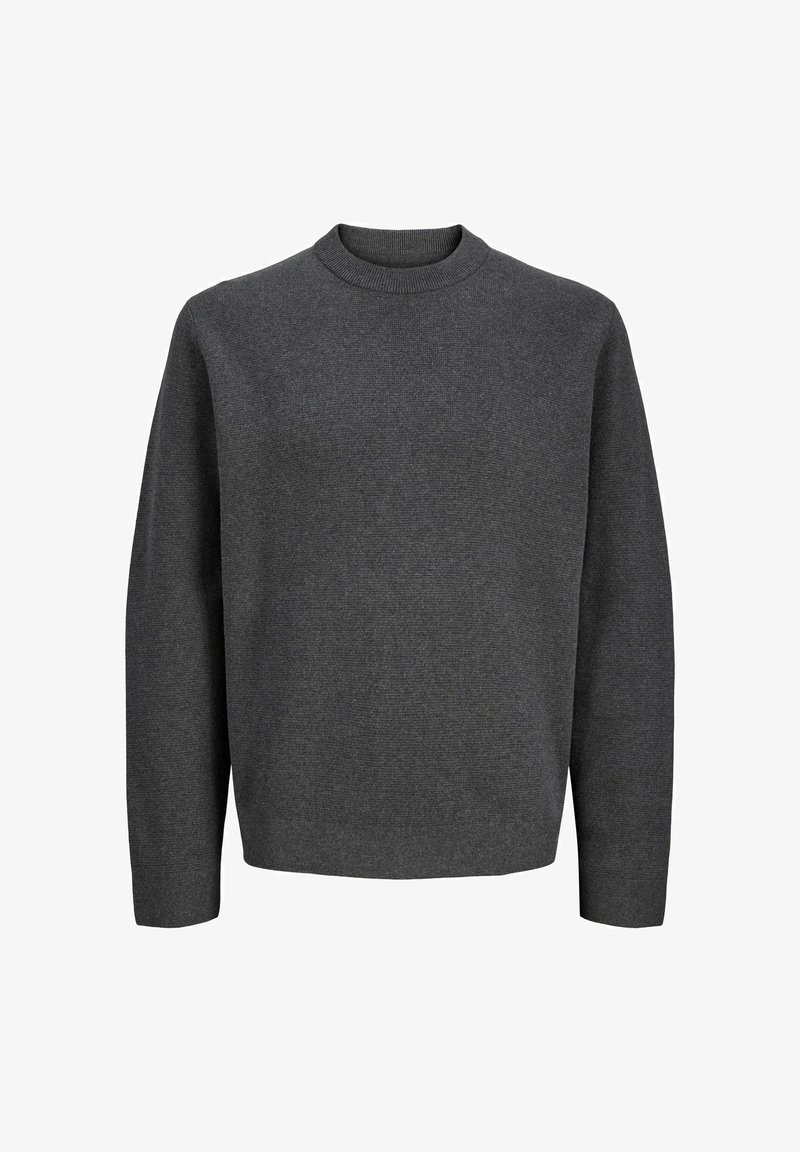 Jack & Jones PREMIUM JPRBLAMILANO STITCH CREW NECK  - Džemperis - dark grey melange