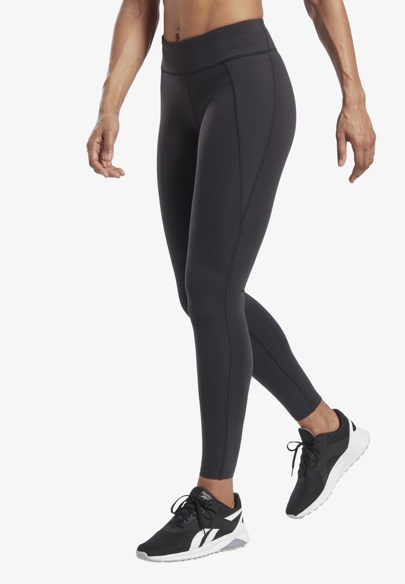 Reebok Legginsy/czarny - Zalando.pl