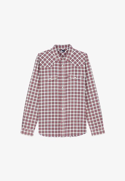 The Kooples À CARREAUX  - Overhemd - black ecru red