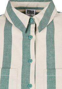 Urban Classics OVERSIZED STRIPE   - Košilová halenka  - greenlancer softseagrass