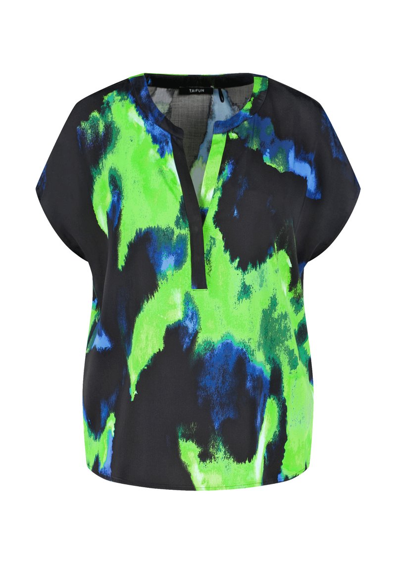 Taifun T-shirt print zwart