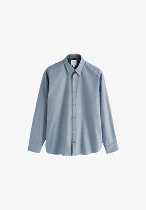 Next, REGULAR FIT - REGULAR FIT LONG SLEEVE SMART TEXTURED SHIRT - Shirt - blue