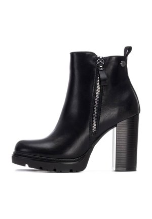 Stivaletti con tacco - black