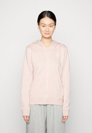 CLUB HOODIE - Zip-up sweatshirt - pink oxford