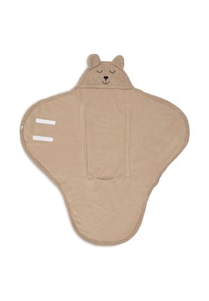 Jollein WIKKELDEKEN BEAR - Badmantel - brown