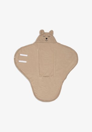 Jollein WIKKELDEKEN BEAR - Badmantel - brown