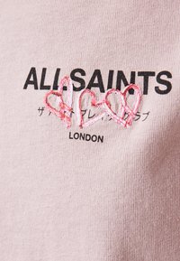 AllSaints HEART LISA TEE - Printtipaita - pink