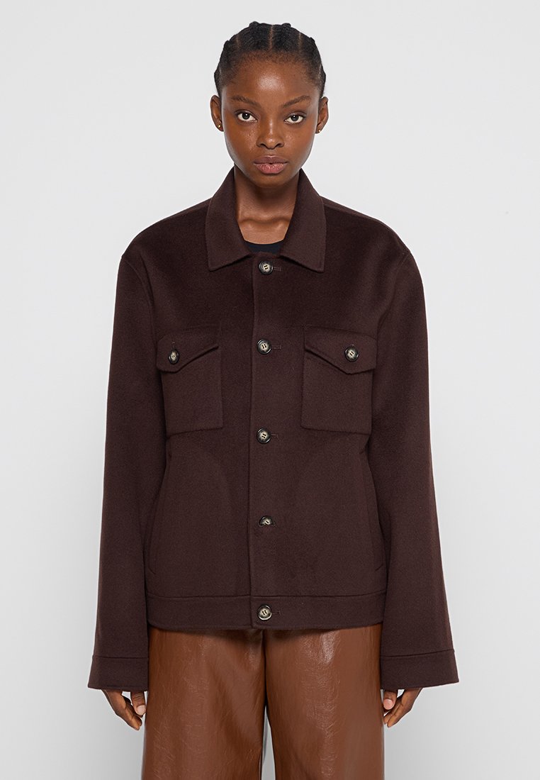 Nanushka Lichte jas bruin