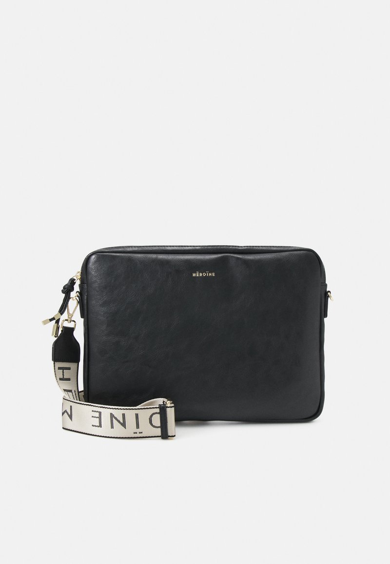 Maison Hēroïne JAMIE LAPTOP 13“ Laptop bag crinkle black/black