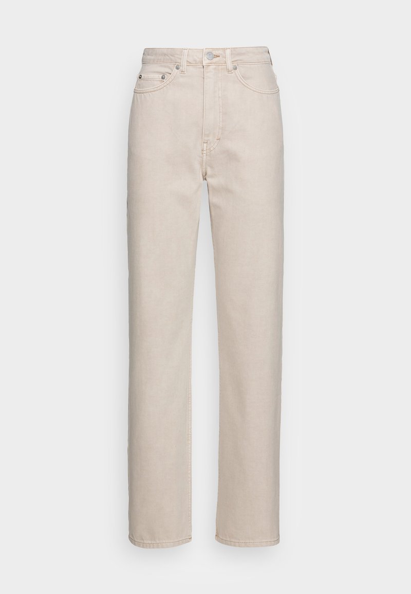 Weekday Straight leg jeans lichtbruin