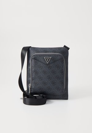 SIENA FLAT CROSSBODY ZIP - Rankinė per petį - black