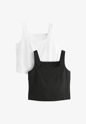 THE SET 2 PACK REGULAR FIT - Felső - black white