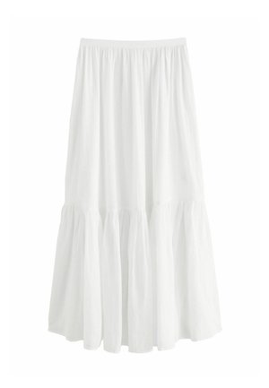 REGULAR FIT SUMMER  - Faltenrock - white