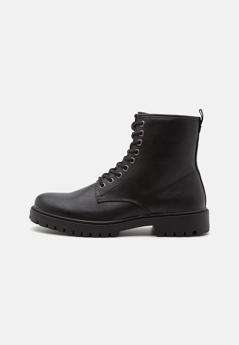 Pier One - UNISEX - Schnürstiefelette - black, Vergrößern