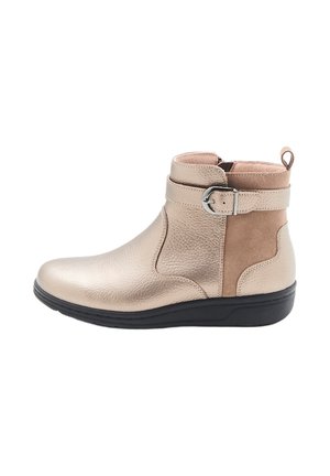 Botines de cuña - coloris bronze