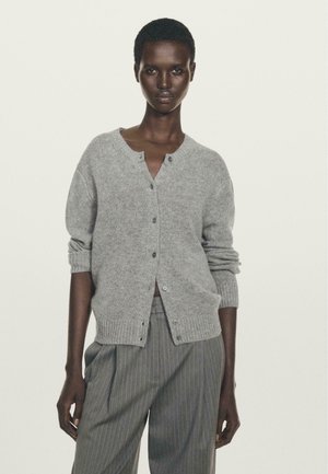 CREW NECK  - Cardigan - grey