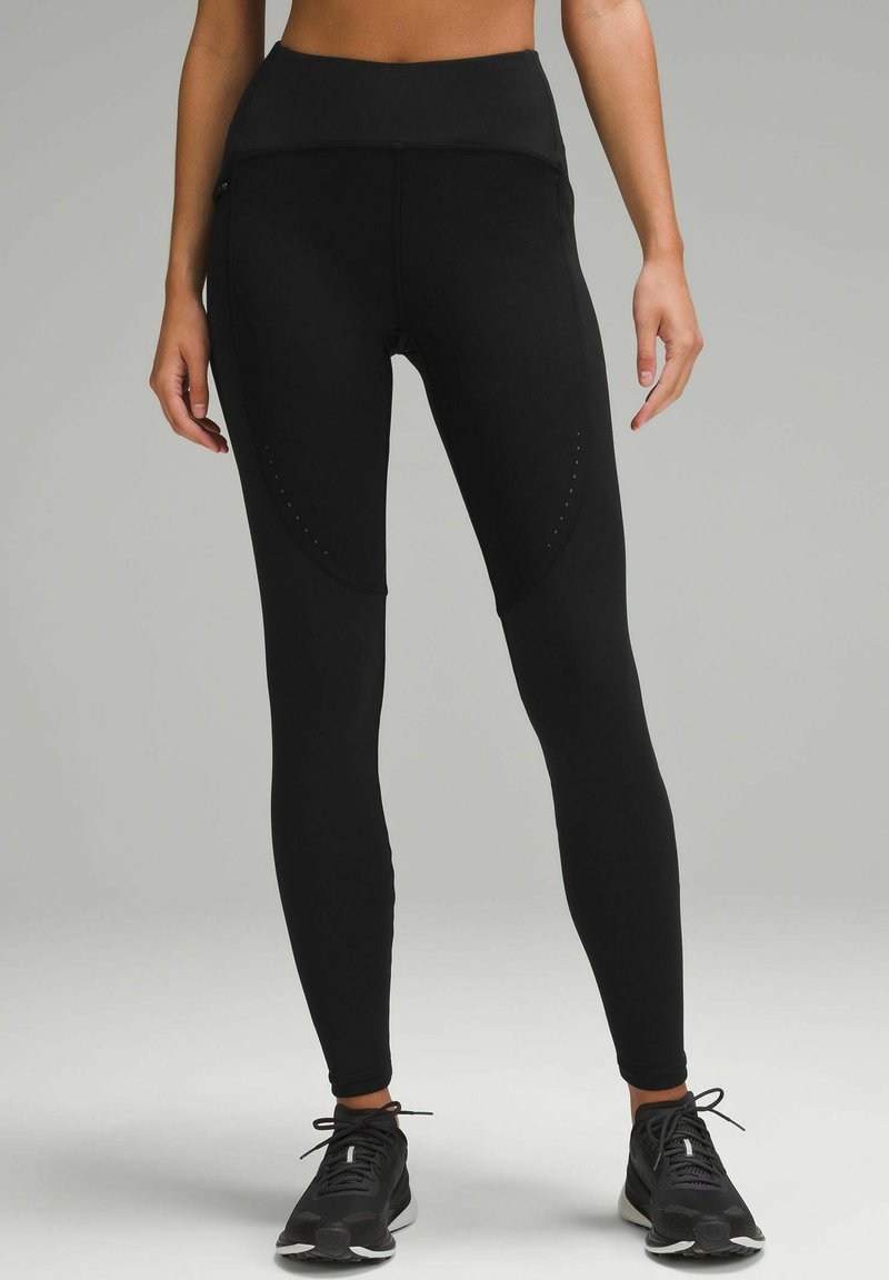 lululemon COLD WEATHER HIGHRISE RUNNING 71CM Tights black/sort
