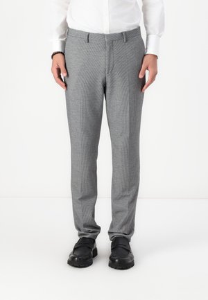HESTEN - Suit trousers - open grey