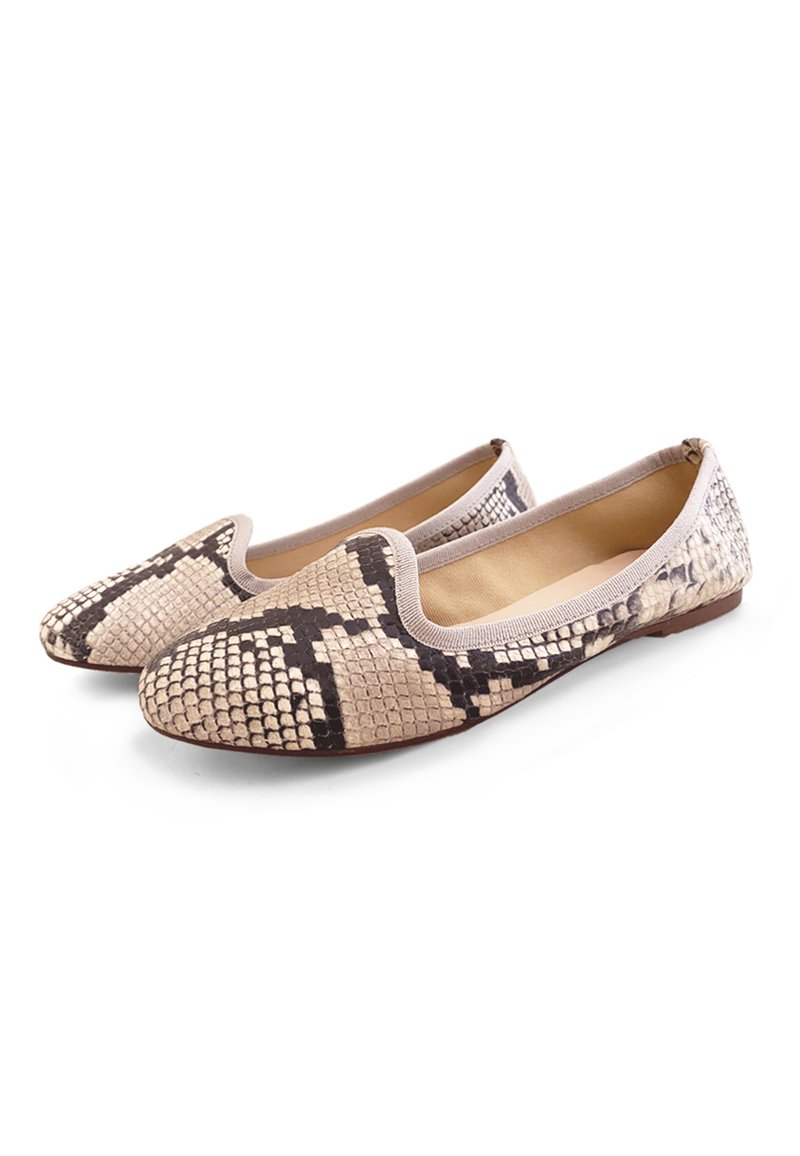 Damen Klassische Ballerinas | Ballerette SABA SNAKE Klassischer Ballerina animalier/goldfarben - WV68171 Damen Klassische Ballerinas | Ballerette SABA SNAKE Klassischer Ballerina animalier/goldfarben - WV68171
