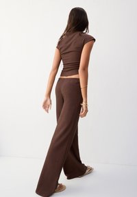 PULL&BEAR - Stoffhose - brown Thumbnail-Bild 1