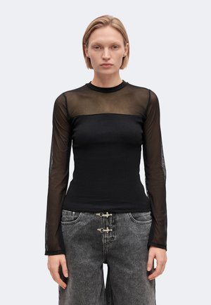 Noisy May, NMSTINE MAYA - T-shirt à manches longues - black