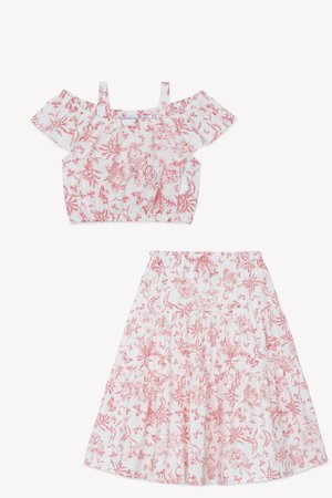 Tartine et Chocolat ENSEMBLE LONGA - A-line skirt - praline
