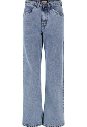 Jeans Straight Leg - tinted lightblue washed