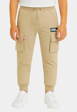 Lee Cooper, LEE COOPER - PANTALON DE JOGGING IMPRIMÉ LEE COOPER - Pantaloni sportivi - beige