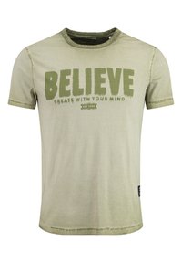 CREATE ROUND - T-shirt print - cactus green
