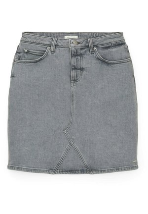 BASIC - Jeansrok - clean light stone grey denim