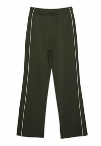 SOFT-TOUCH JOGGERS WITH BUTTONS - Pantaloni sportivi - dark green