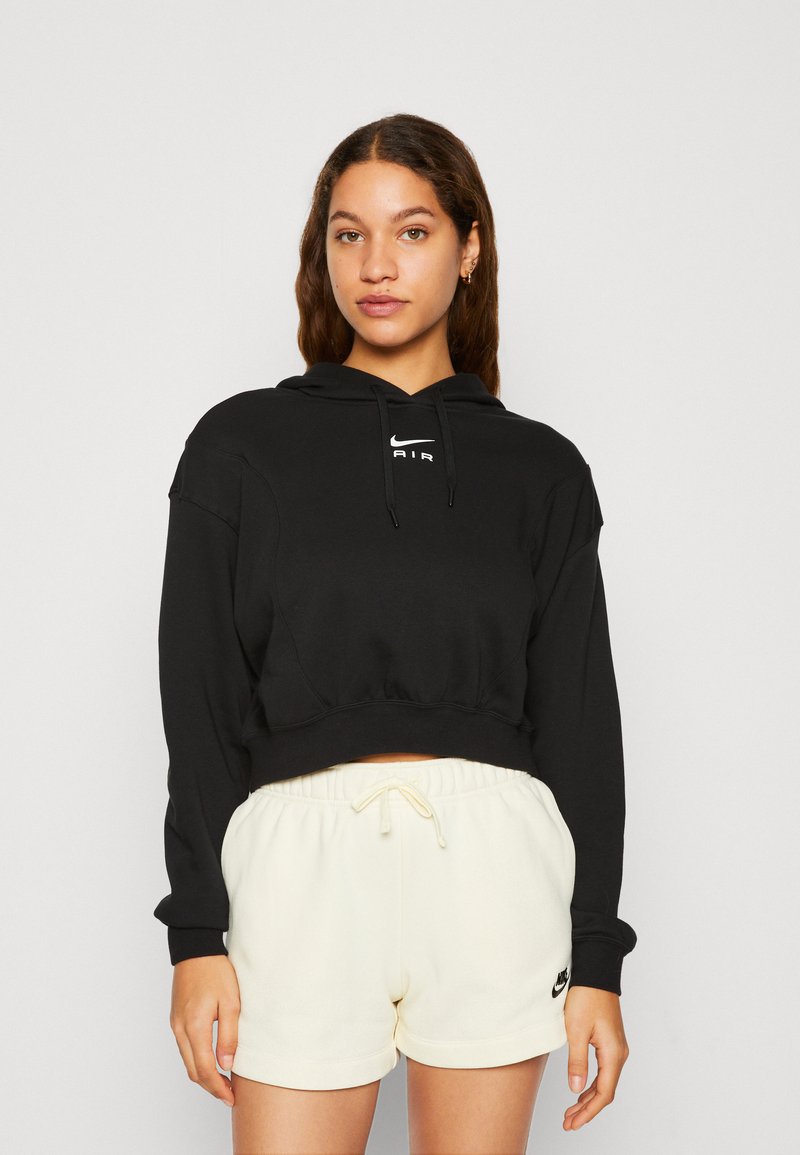 Nike Sportswear - AIR MOD CROP - Hoodie - black/white, Vergroten