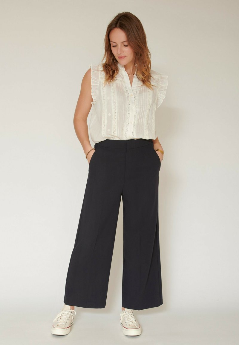 Jupe Noire évasée MKT Studio - Taille 40 (L/T3), 100% Viscose, Neuve Avec étiquettes