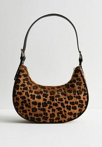 New Look LEOPARD PRINT TEXTURED SHOULDER Borsa a