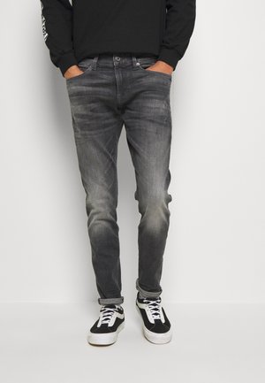 4101 LANCET SKINNY - Jeans Skinny Fit - elto Black vintage basalt destroyed