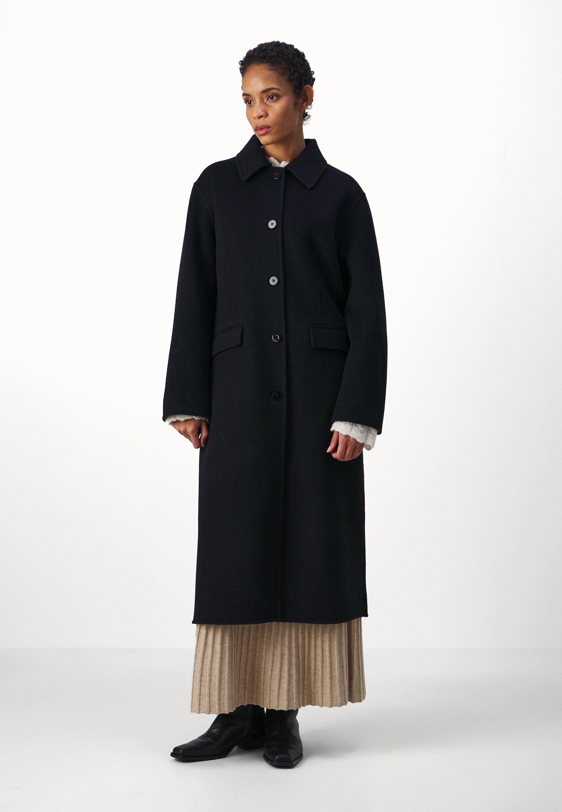 HOLZWEILER / SENSE JACKET Classic Coat　トレンチコート/S/ポリエステル/BEG/100312900 HOLZWEILER◇SENSE JACKET Classic Coat トレンチコート/S