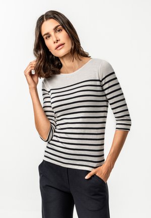 Living Crafts, ALEVA - T-Shirt print - chalk ink blue