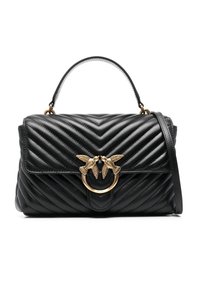 CLASSIC MONO MANICO CHEVRON - Bolso de mano - nero