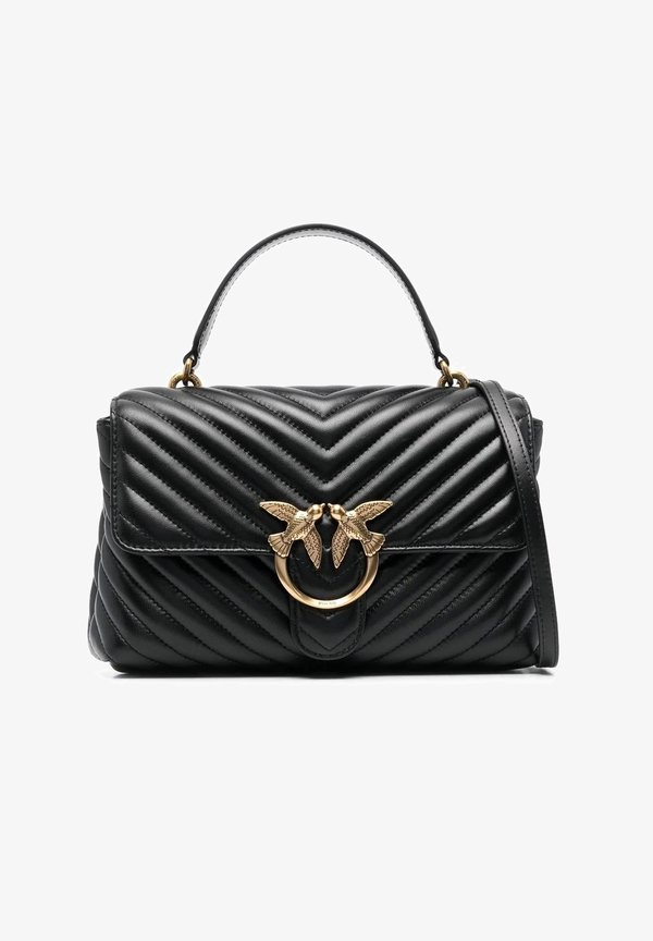 CLASSIC MONO MANICO CHEVRON - Handbag - nero
