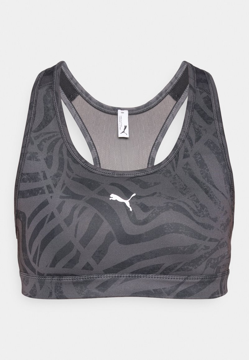Puma BRA PADDED RIBBON STRIPE PRINT - Sport-BH mit mittlerer Stützkraft ...