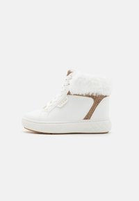 Guess ROXANA Sneakers hoog white/beige/brown/donkerbruin