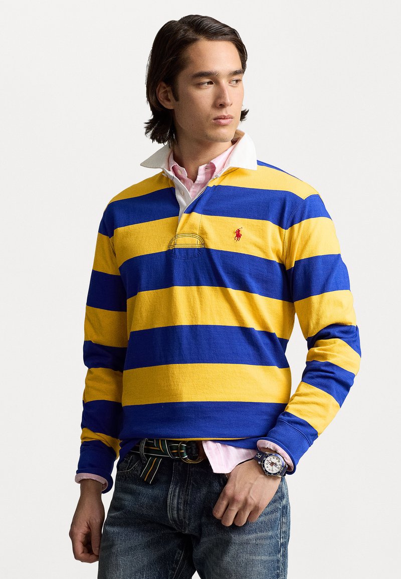 Polo Ralph Lauren THE ICONIC RUGBY SHIRT - Poloskjorter - arctic yellow/classic azure
