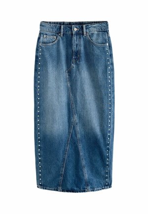 TALL - REGULAR FIT - Velika suknja - dark blue studded
